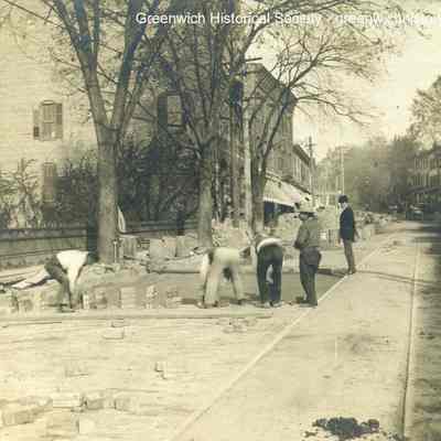 Paving Greenwich Avenue