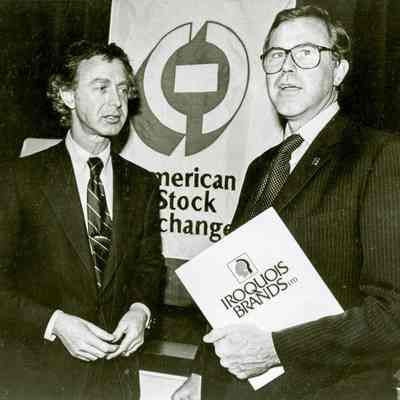 Two Men Representing Iroquois Brands