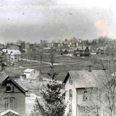Panorama of Mason and Lewis Streets and Upper Greenwich Avenue