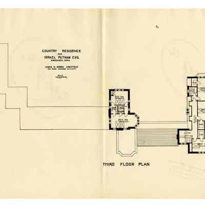 Israel Putnam Residence Hemlock Drive Plan 4