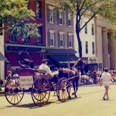 Sarah Bush Goes to School Horse and Buggy