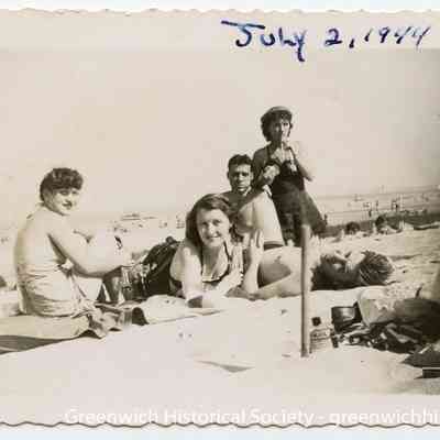 Day at Tod's Point Beach with friends from Electrolux B