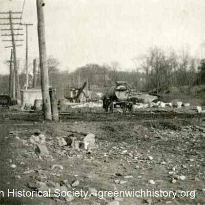 Regrading the Post Road at Put's Hill