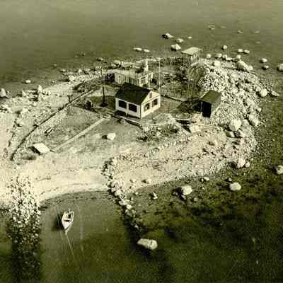 Wee Captain's Island Aerial View J