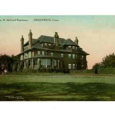 McCord Residence Bush Avenue Postcard