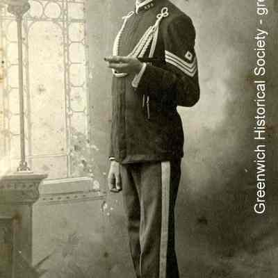 Fred Ferguson in Regimental Band Uniform