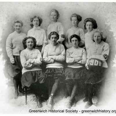 Greenwich High School 1908 Girls Basketball Team