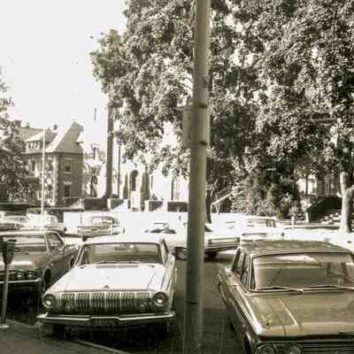 Cars in Front of St. Mary Church A