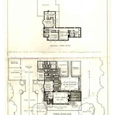 Sketch For a Residence Deer Park 2