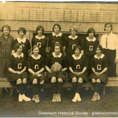Greenwich High School 1925 Girls Basketball Team
