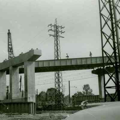 Mianus River Bridge Construction A