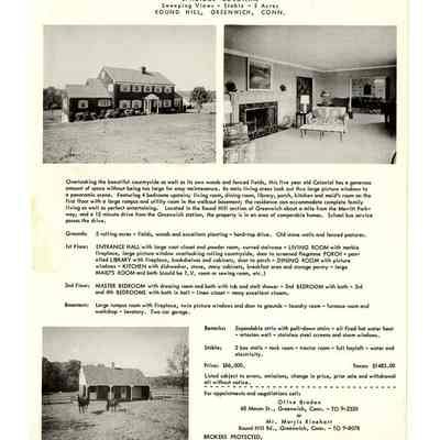 Spacious Colonial House Round Hill Road
