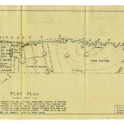 Curtiss Residence Report Lake Avenue Plot Plans