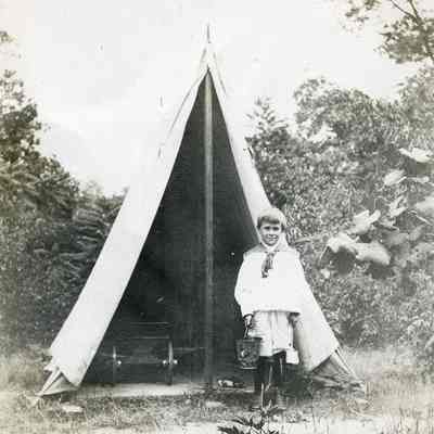 Boy with Tent