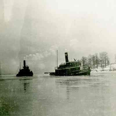 Tug Boats Breaking Ice B