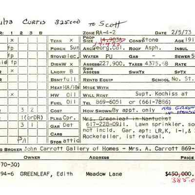 Greenleaf Residence Meadow Lane Info Card 1