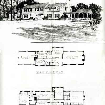 Artist Rendering and Floor Plans House North Street