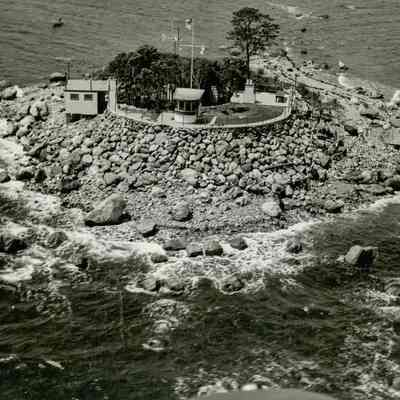 Wee Captain's Island Aerial View N