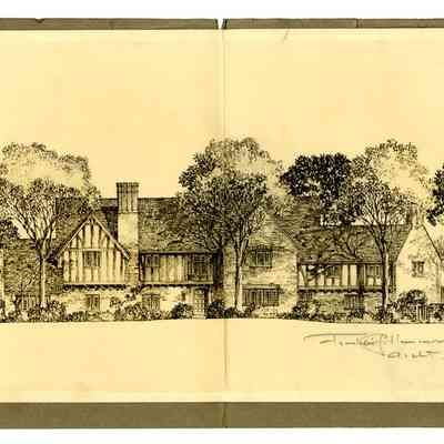 Artist Rendering Ludington Residence Khakum Wood Road