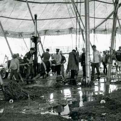 Raising the Tent M