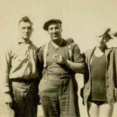 Three Men at the Beach