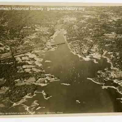 Aerial Photograph of Cos Cob Harbor