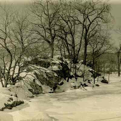 Millstone in the Snow