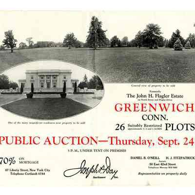 Public Auction Flagler Estate Flagler Drive Front