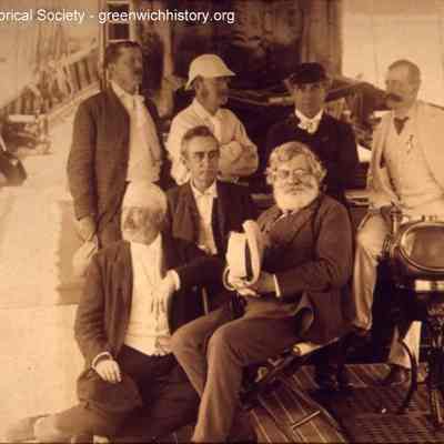 Commodore E. C. Benedict with Players Club
