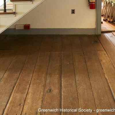 Floor under Front Hall Stairs of the Bush-Holley House