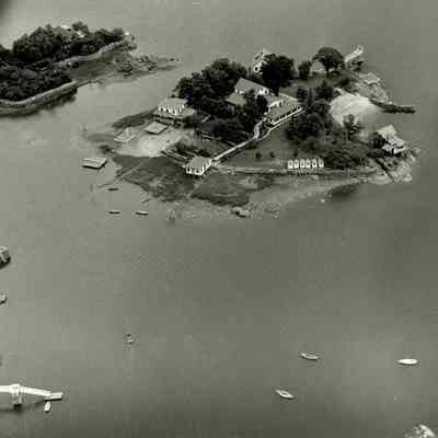 Shore Island Aerial View