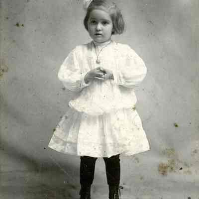 Studio Portrait Photograph of Young Girl