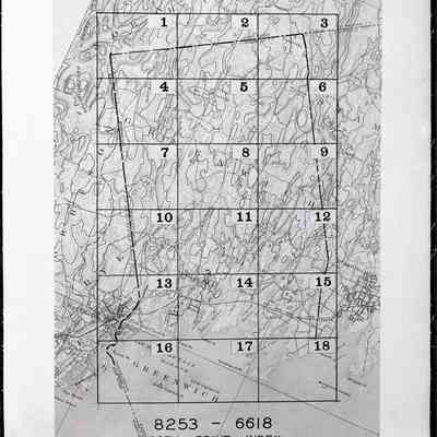 Aerial Photographic Map of the Town of Greenwich, 1929