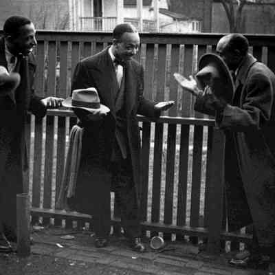 Cozy Cole, Danny Barker and Shad Collins, New Orleans