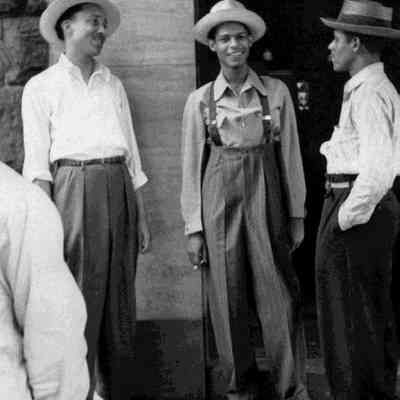 Scoville Browne, Jimmy Blanton, and Al Lucas, Braddock Hotel, NYC