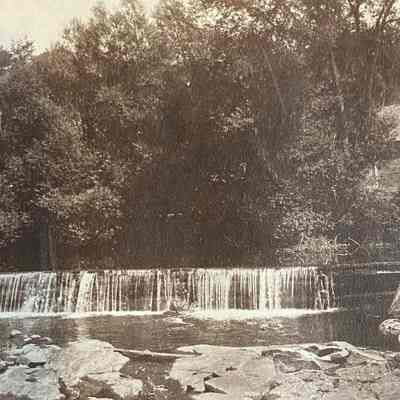 Water Flowing Over the River Dam