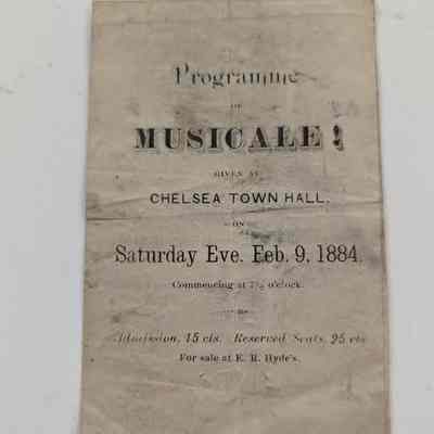 Town Hall Musical Program