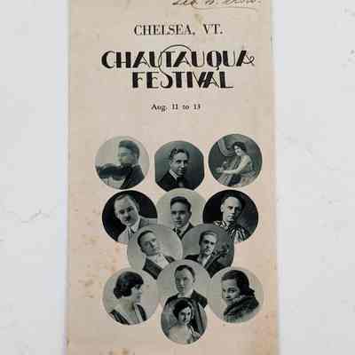 Chautauqua Festival Program