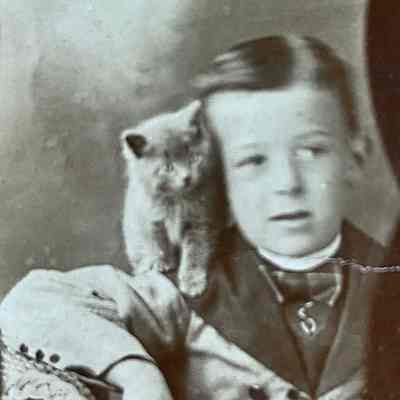 Boy With Kitten