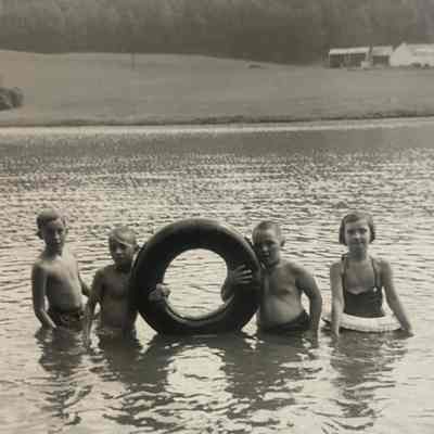 Swimming with an Inner Tube