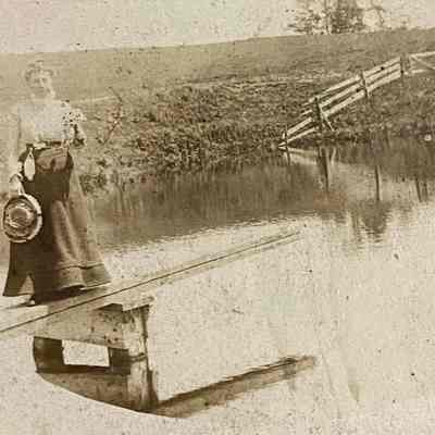 Lady on Diving Board