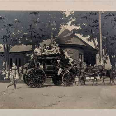 Decorated Stage Coach
