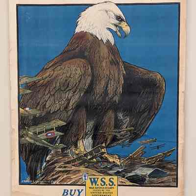 WWI War Savings Stamps Poster
