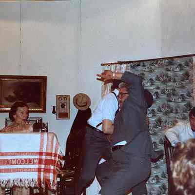Scene from Play at Town Hall