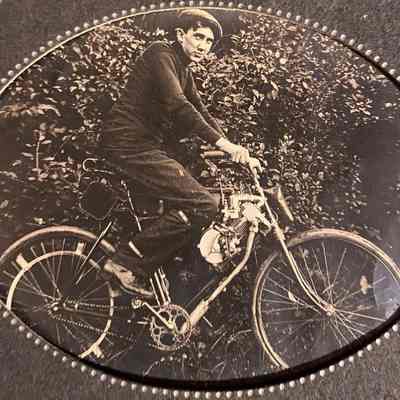Man on Bicycle