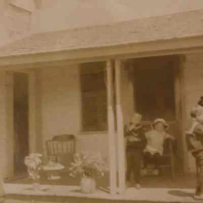 Perkins (?) Family on Porch