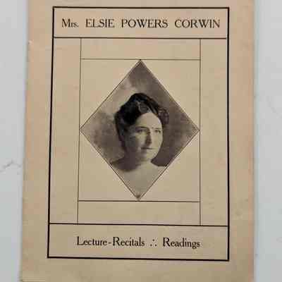 Elsie Powers Corwin Lectures