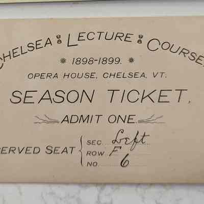 Chelsea Lecture Course Season Tickets