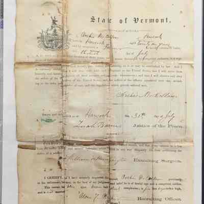 Civil War Enlistment Papers
