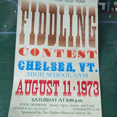 Fiddling Contest Poster